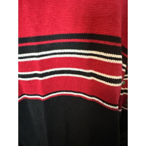 BFA 1X Cardigan, embroidered flowers, multicolored, arty, art to wear, classic - Picture 6 of 8